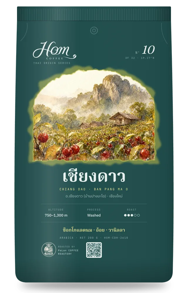 ถุงกาแฟ HOM Nº10 เชียงดาว